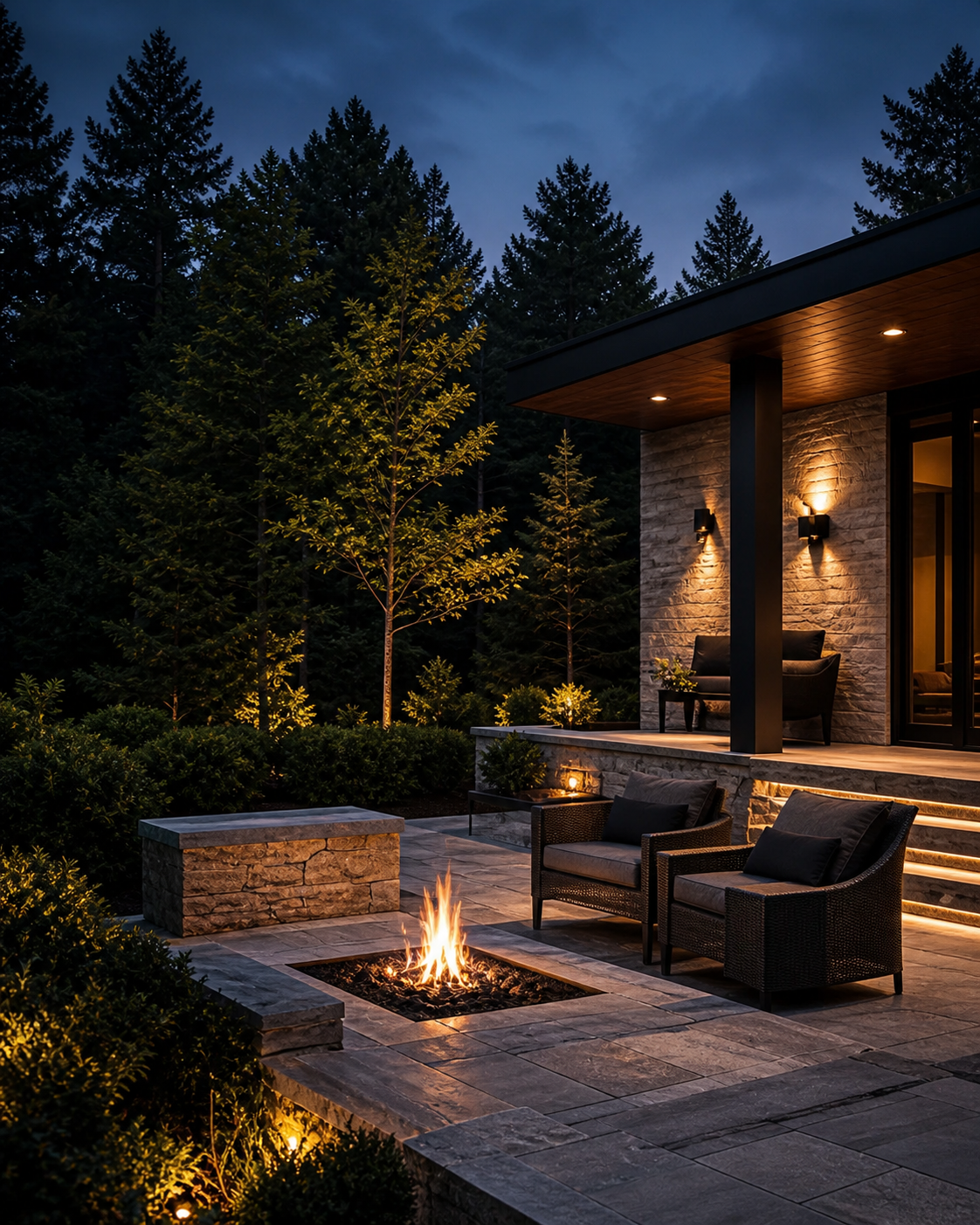 Stonewild Outdoors fictional contractor website concept